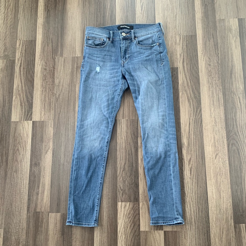 Express brand cropped skinny jeans, size 4S